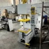 10-ton-single-column-hydraulic-press-right-side-view 10 ton single arm hydraulic press right side view, compact structure suitable for small metal forming and pressing operations