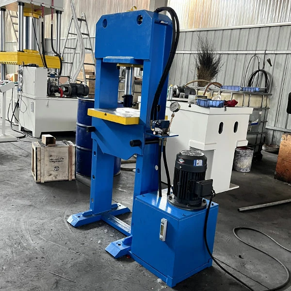 gantry-press-machine-right-side-view 20 ton gantry press machine right side view, designed for interference fit and mechanical assembly applications