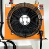 hydraulic-press-air-cooling-system-detail Air cooling system of 100 ton hydraulic punching press, ensuring stable temperature control during continuous stamping operation