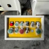 hydraulic-press-operation-console-control-panel Hydraulic press operation console with control panel for 250 ton closed type press machine, user-friendly industrial control interface