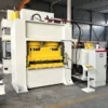 1000-ton-hydraulic-press-left-side-view 1000 ton hydraulic press left side view showing closed loop structure and frame design