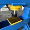 160-ton-press-500x400mm-worktable-close-up Close-up of the 500x400mm worktable on the 160 ton press, showing the flat surface designed for uniform pressure distribution.
