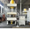 400-ton-four-column-hydraulic-press-front-view 400 ton four column hydraulic press with 1600x1600mm worktable and 100 ton hydraulic cushion front view