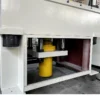 400-ton-hydraulic-press-100-ton-cushion-cylinder-closeup 100 ton hydraulic cushion cylinder with 12 ejector pins on 400 ton four column press close-up
