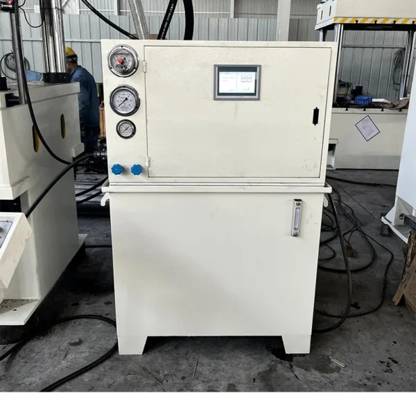 400-ton-hydraulic-press-pump-station-with-plc-touchscreen 400 ton hydraulic press pump station with PLC touchscreen control panel for precise operation