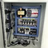 100-ton-c-frame-hydraulic-press-electrical-control-cabinet 100 ton C frame hydraulic press electrical control cabinet interior