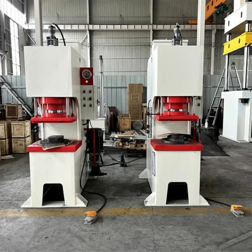 100-ton-c-frame-hydraulic-press-front-view 100 ton C frame hydraulic press front view