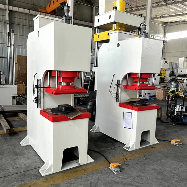 100-ton-c-frame-hydraulic-press-left-side-view 100 ton C frame hydraulic press left side view