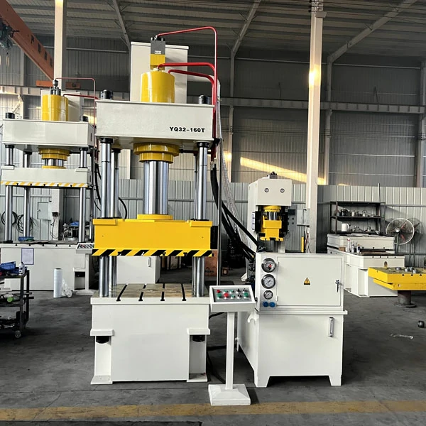 160-ton-four-column-hydraulic-press-front-view 160 ton four column hydraulic press front view