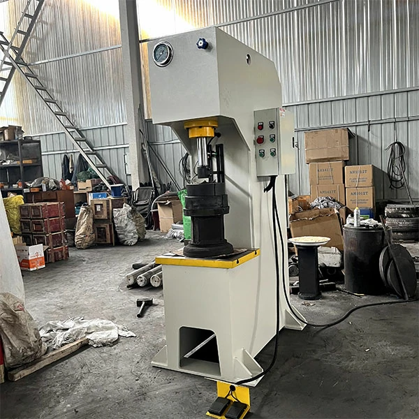 20-ton-c-frame-hydraulic-press-right-side-view 20 ton C frame hydraulic press right side view