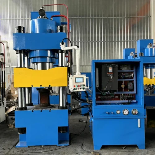 630-ton-four-column-hydraulic-press-front-view 630 ton four column hydraulic press front view