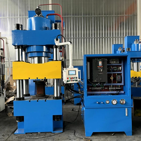 630-ton-four-column-hydraulic-press-front-view 630 ton four column hydraulic press front view