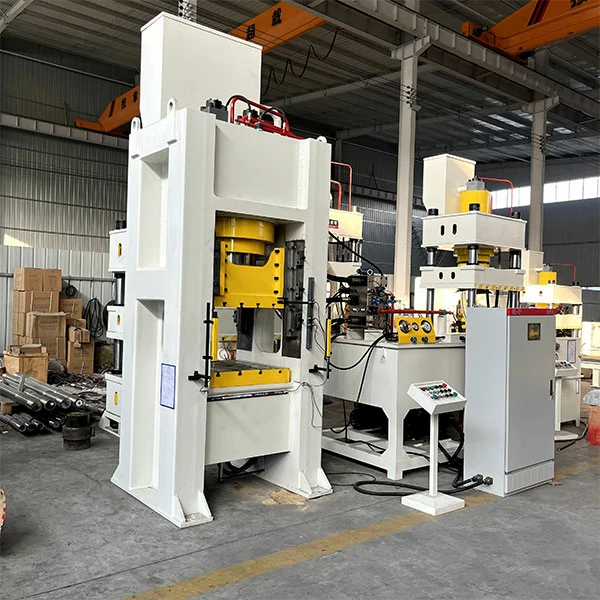 800-ton-closed-frame-hydraulic-press-left-side-view 800 ton closed frame hydraulic press left side view